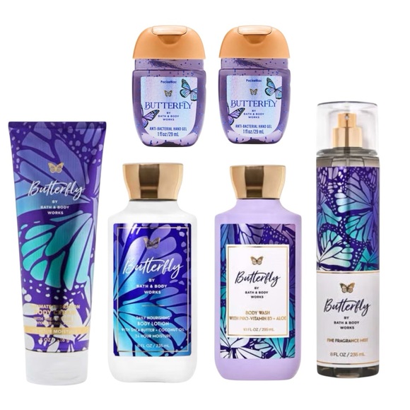 Bath & Body Works Other - Bath & Body Works Butterfly Body Care Collection 🦋